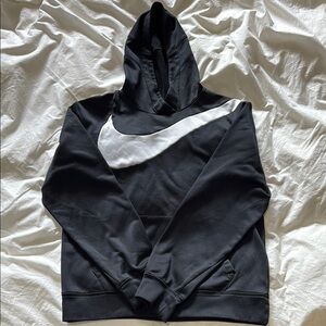 Nike Black and White Hoodie